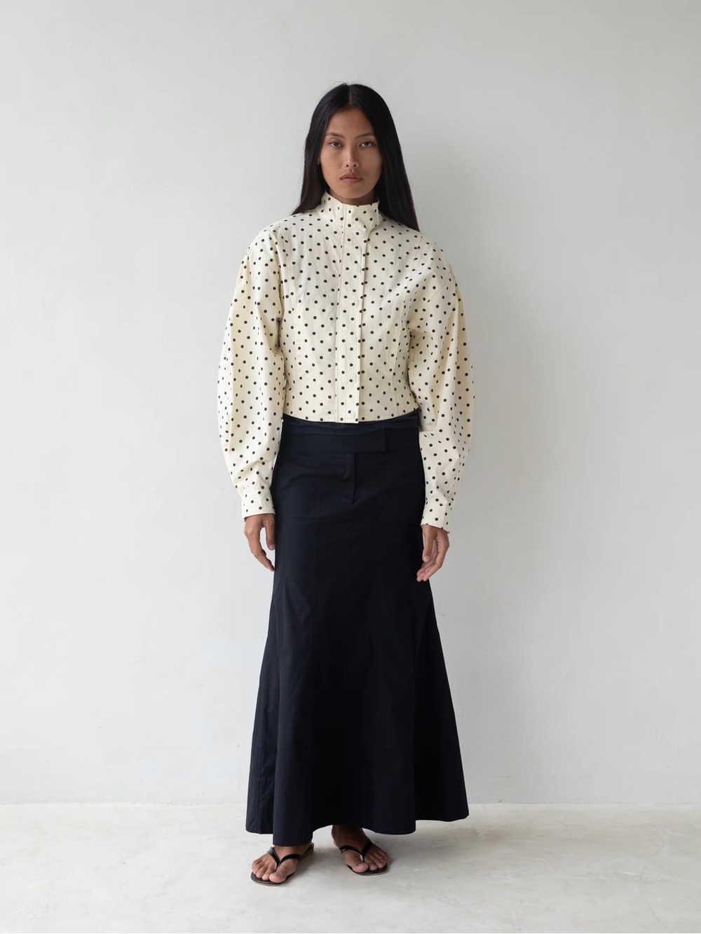 Belle Globo White Polka Jacket